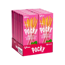 Glico Pocky Sticks – Biscuit Sticks with Flavored Coating – 10 pks – Imported from Japan