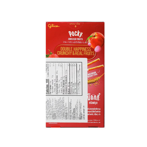 Pocky Crushed Fruits - Strawberry Peach Yoghurt - 38g