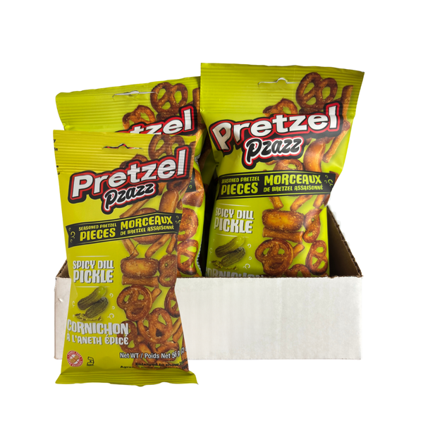 Pretzel Pzazz – Flavored Pretzel Twists (12 x 56g)