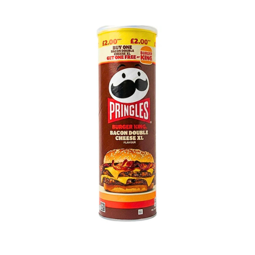 Pringles Burger King Bacon Double Cheese XL (UK) - 165g