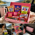 Road Trip Fuel Box - Snack Variety Box for Travel, Road Trips & On-the-Go