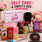 Self Care & Sweets Box – Cozy Gift Box with Sweet Treats, Mug & Self-Care Essentials
