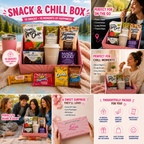 Snack & Chill Box – 10 Snacks & Treats with Reusable Cup