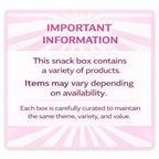 Sweet Surprise Gift Basket Box – 15+ Snacks Variety Pack + LCD Writing Tablet