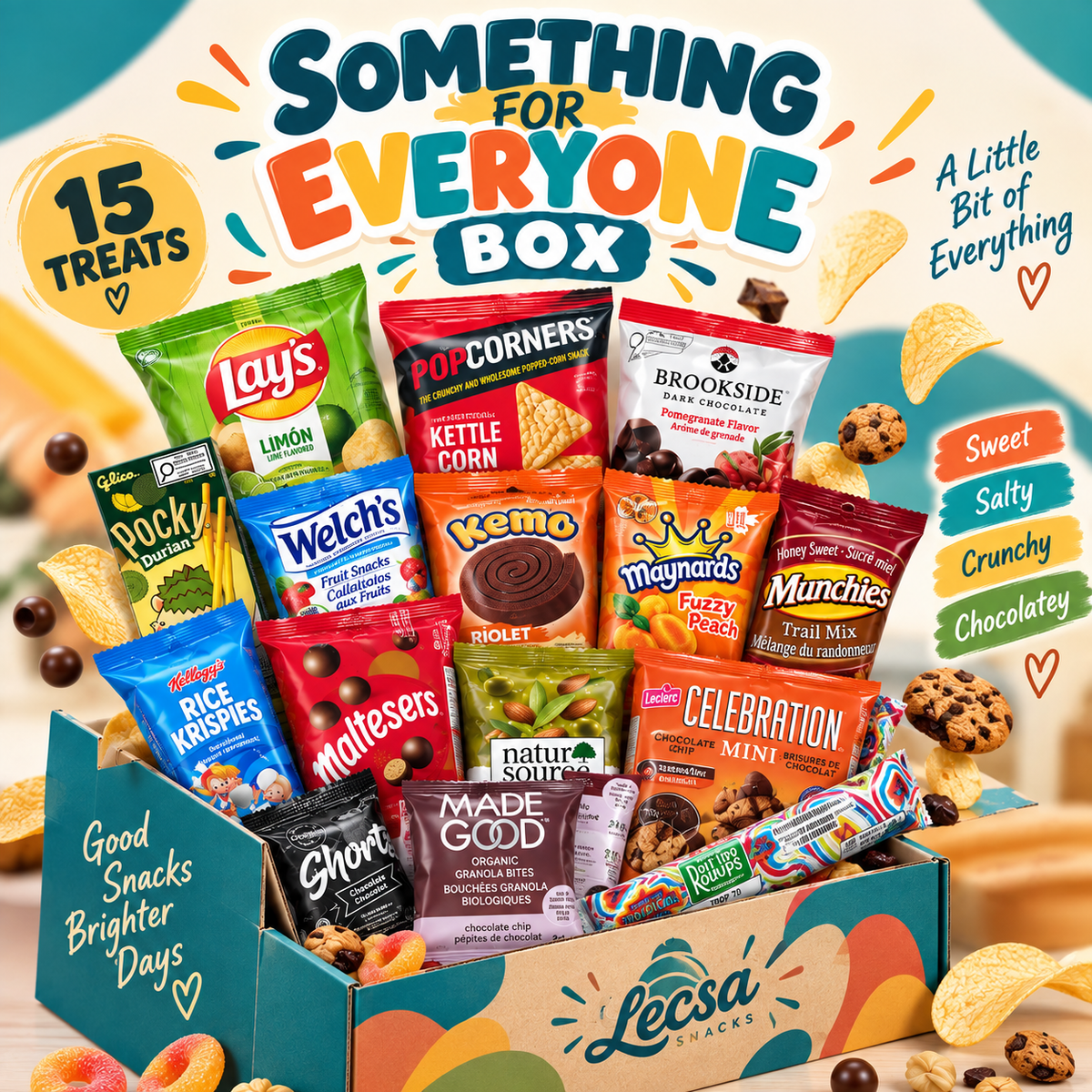 Something for Everyone Box – 15 Snack Variety Pack