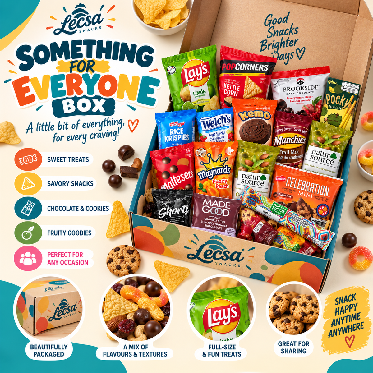 Something for Everyone Box – 15 Snack Variety Pack
