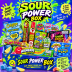 Sour Power Box – Assorted Sour Candy Variety Box, Sweet & Tangy Candy Mix