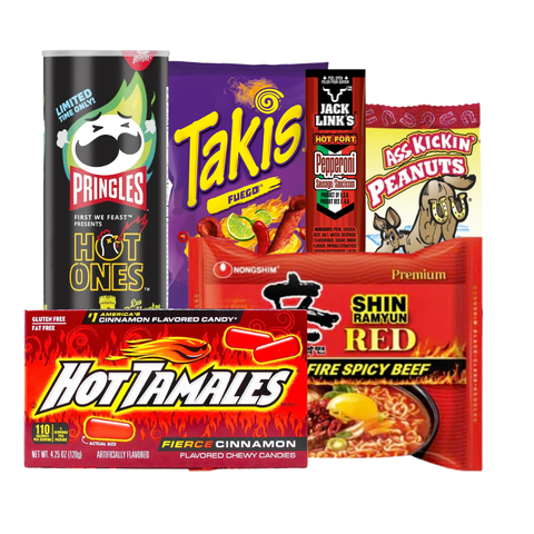 Extreme Spicy Snack Bundle – 6 Count Heat Challenge Bundle – Ultimate Heat Lover Gift Set