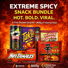 Extreme Spicy Snack Bundle – 6 Count Heat Challenge Bundle – Ultimate Heat Lover Gift Set