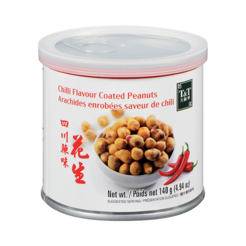 T&T Chilli Flavour Coated Peanuts 140g