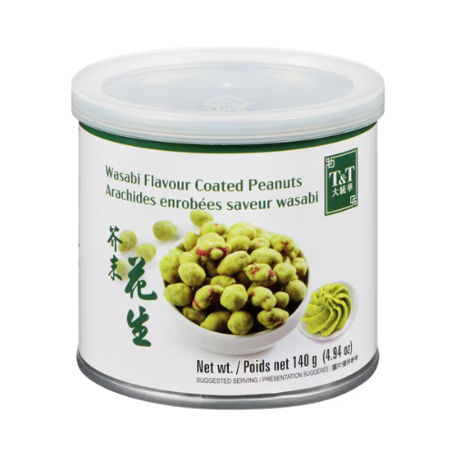 T&T Wasabi Flavour Coated Peanuts 140g