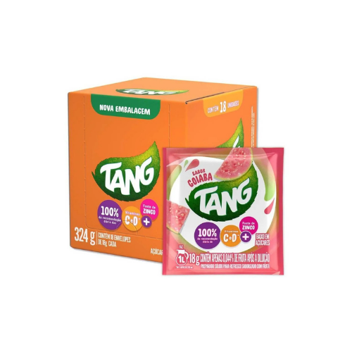 Tang Guava (Goiaba) Drink Mix – 18 Sachets x 18g – Imported from Brazil