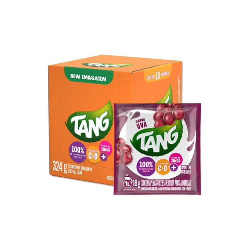 Tang Grape Drink Mix – 18 Sachets x 18g – Imported from Brazil