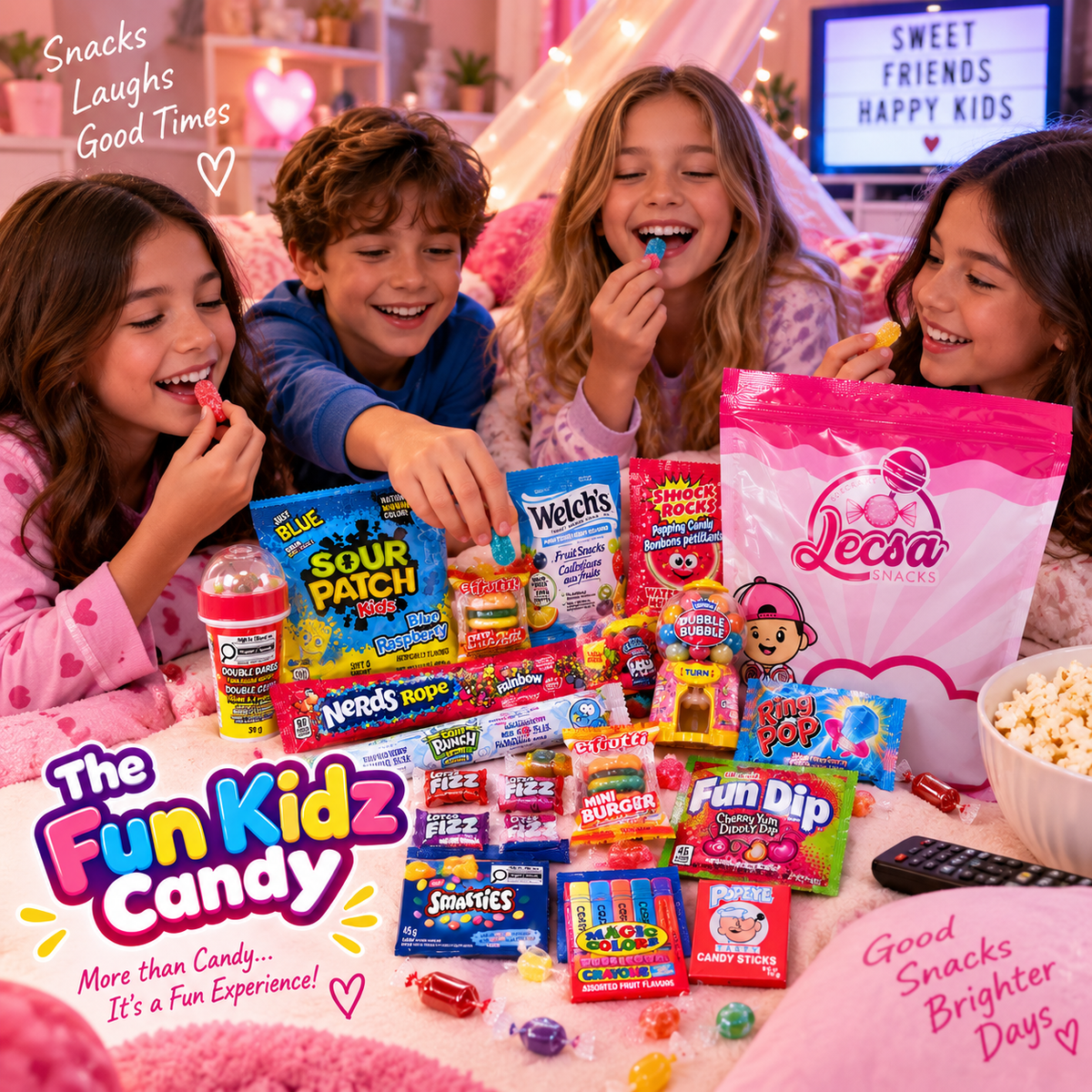 The Fun Kidz Candy – Candy Variety Bag, Sweet, Sour, Chewy & Fun Treats