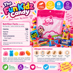 The Fun Kidz Candy – Candy Variety Bag, Sweet, Sour, Chewy & Fun Treats