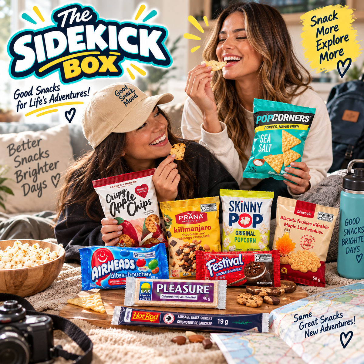 The Sidekick Box – 9 Assorted Sweet & Savoury Snacks