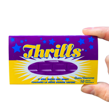 Thrills Gum – Retro Canadian Candy, 20 Packs x 10 Pieces – Floral “Soap” Flavour