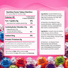 Sugar Free Assorted Hard Candy 454g (1Lb) – Individually Wrapped