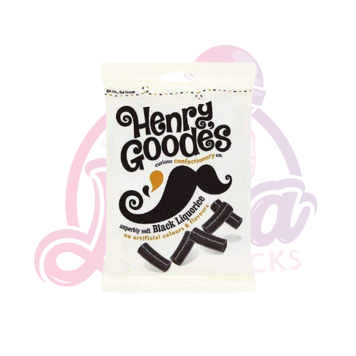 Henry Goode’s Black Liquorice – 140g (UK)