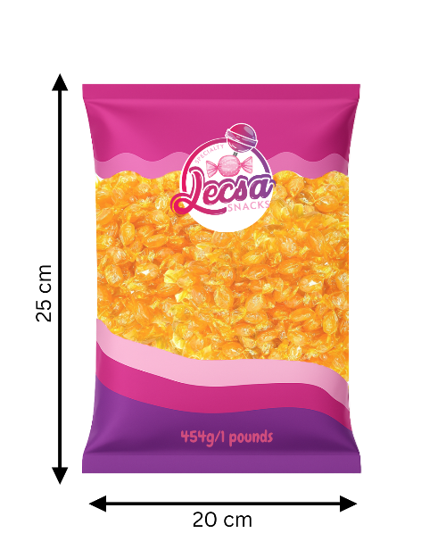 Butterscotch Hard Candy – 454g (1lb) Individually Wrapped