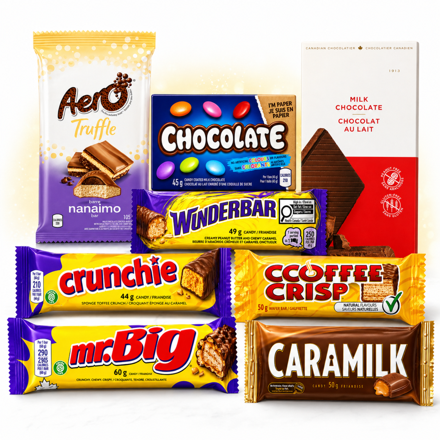 Chocolate Box from Canada – Assorted Chocolates Made in Canada – Variety Pack of Iconic Candy Bars & Treats