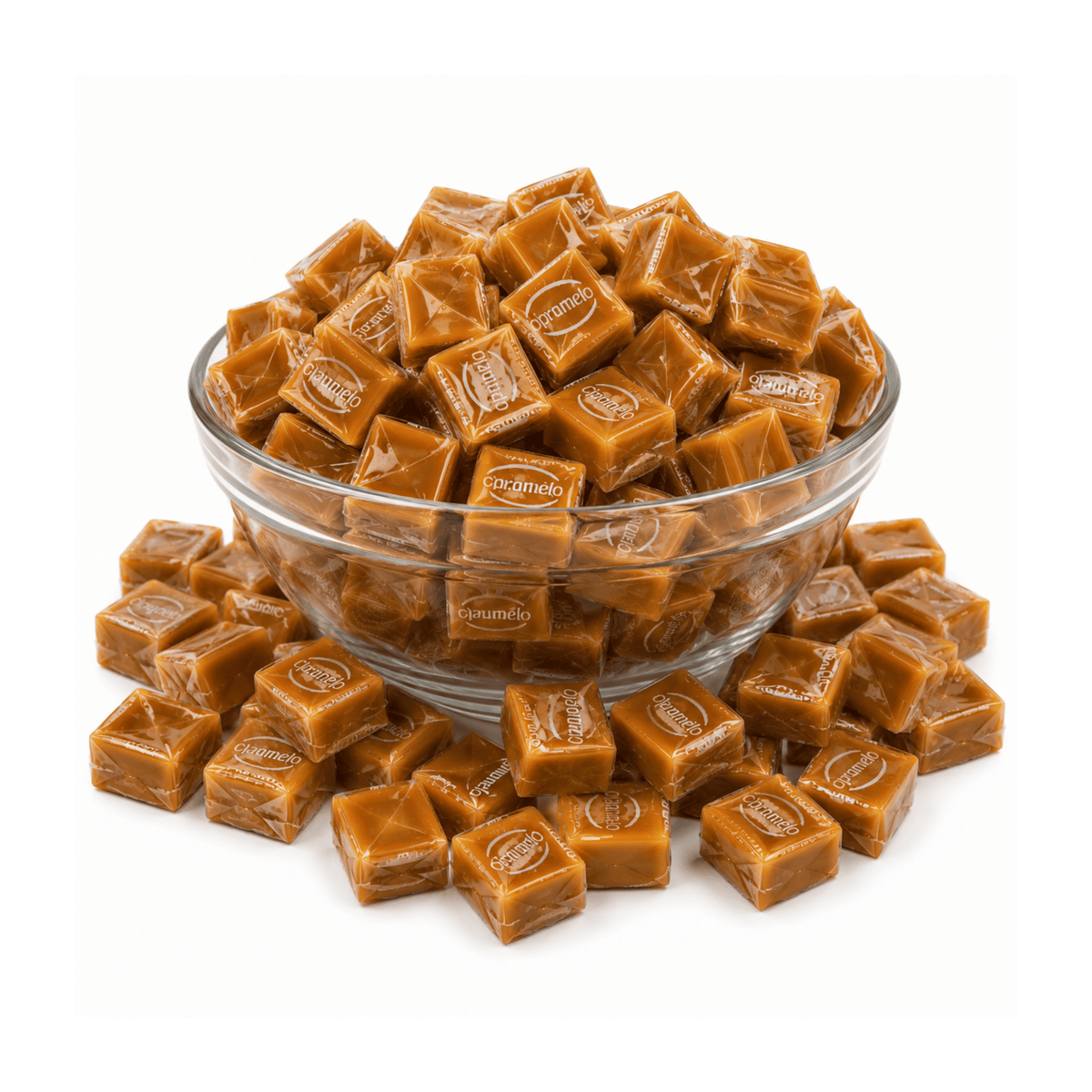 Creamy Caramel Squares Candy 1 lb (454g) – Individually Wrapped Chewy Butter Toffee
