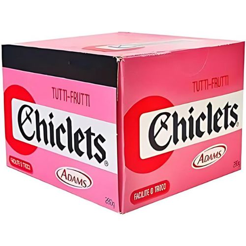 CHICLETS ADAMS TUTTI-FRUTTI 100's