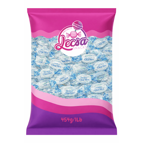 Arcor Clear Mint Hard Candy – 1lb Bag - Individually Wrapped