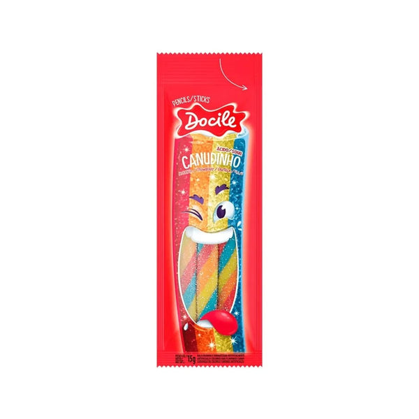 DOCILE STRAWBERRY SOUR STRAW 180g (Brazil)