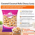 Caramel Coconut Chewy Roll Candy 1 lb (454g) – Coconut Caramel Flavoured Classic Treat