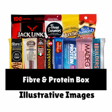 High Protein Snack Box – Gym Fuel Variety Pack with Jerky, Protein Bars, Nuts & Fibre Snacks