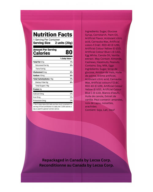 Fruity Nougat Jujubes – 454g / 1lb (Canada)