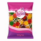 Assorted Fruit Lollipops 1lb (454g) - Individually Wrapped Mixed Fruit Flavored Hard Candy