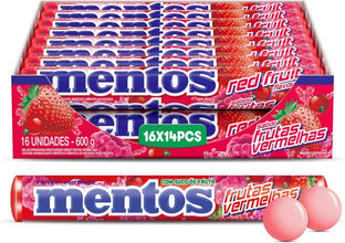 MENTOS RED BERRIES 16 x 37,5g (Brazil)