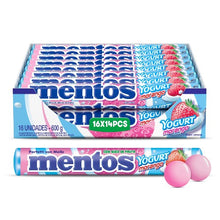 MENTOS STRAWBERRY YOGURT 16 x 37,5g (Brazil)