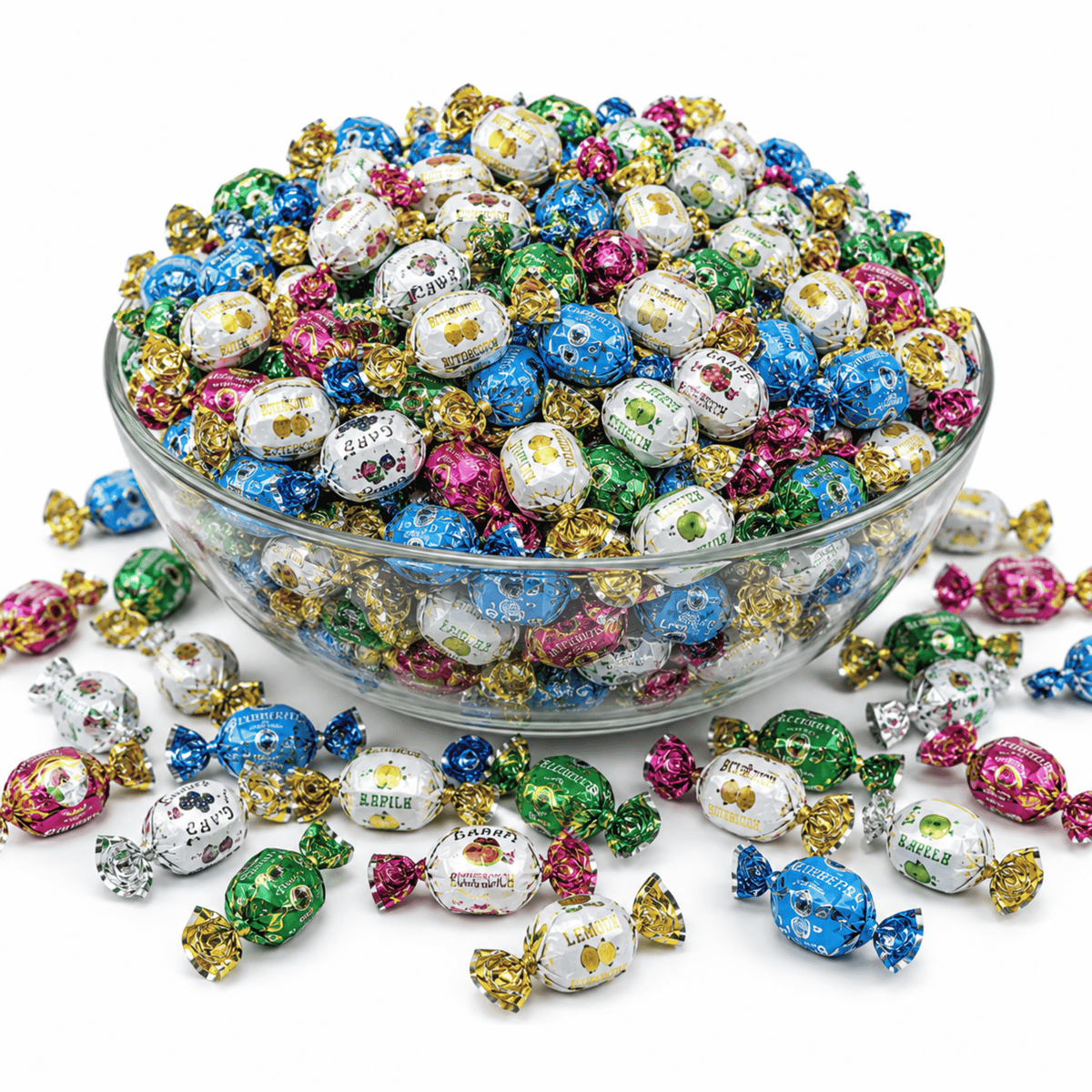 Mini Hard Candies 1lb (454g)- Variety Treat Pack - Assorted Flavors - Bulk Bonbons