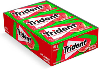 TRIDENT WATERMELON CHEWING GUM 168g (BRAZIL)