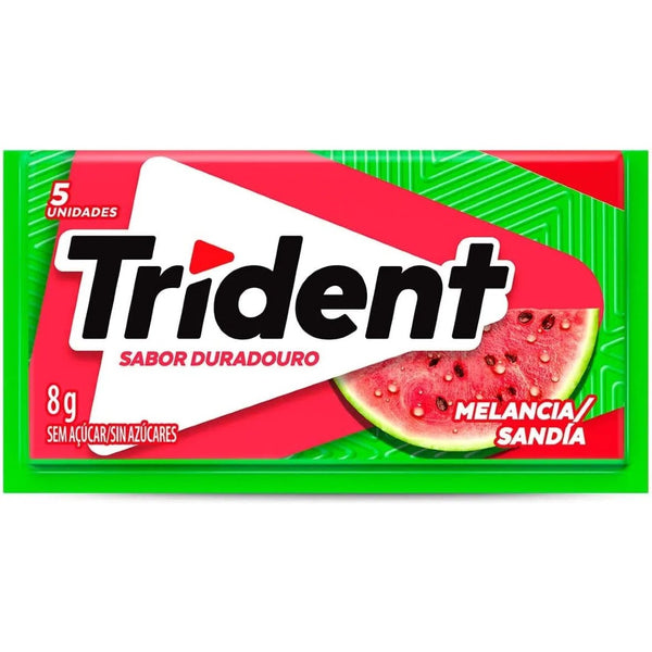 TRIDENT WATERMELON CHEWING GUM 168g (BRAZIL)