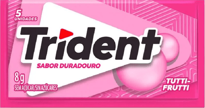 TRIDENT TUTTI-FRUTTI CHEWING GUM 168g (BRAZIL)