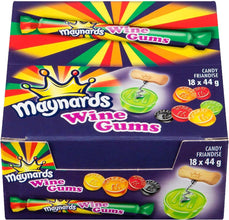 MAYNARDS WINE GUM ROLLS 18x 44g BOX